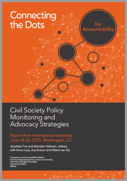 Connecting the Dots for Accountability: Civil Society Policy Monitoring and Advocacy Strategies